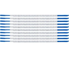 Brady SCN-07-1, Juoda, Balta, Nailonas, 300 vnt., 1,9 mm, 2,4 mm