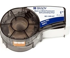 Brady Juoda ant baltos 4,26m x 24,4mm