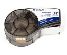 Brady 142794, Mėlyna, Lipni spausdintuvo etiketė, Vinilinė, Terminio perkėlimo, Nuolatinė, Matinė