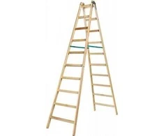 Braket kopėčios DREWNIANA BRAKET PREMIUM 2X10 pakopos 299CM