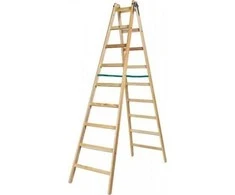Braket kopėčios DREWNIANA BRAKET PREMIUM 2X9 pakopos 270CM