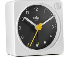 Braun BC 02 XBW kvarcinė signalizacija juoda/balta su šviesos jungikliu