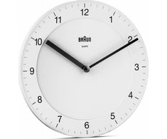 Braun BC 06 W Kvarcinis sieninis laikrodis analoginis baltas
