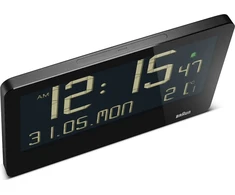 Braun Braun BC 14 juodas Quartz Sieninis laikrodis digital