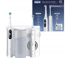 Braun Oral-B Elektrinis dantų šepetėlis | iO6 &amp; OxyJet | Įkraunamas | Suaugusiems | Šepetėlių skaičius galvutės įeina 2 | Number of teeth brushing modes 5 | Baltas