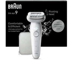 Depialtor Silk-epil SES9-011 BRAUN balta ir-sidabrinis