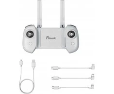 „Potensic“ nuotolinio valdymo pultas dronui su stabilizatoriumi, 1 USB įkrovimo laidu ir 3 OTG laidais