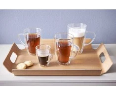 1x2 Bredemeijer Glass 400ml Latte Macchiato double-w. 165015