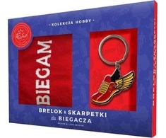 Pan Dragon Raktų pakabukas Raktų pakabukas + kojinių rinkinys bėgikui