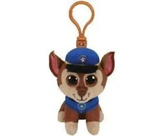 Breloczek TY Beanie Babies kepurė „Paw Patrol“ – Chase 8,5 cm