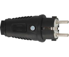 Brennenstuhl Brennenstuhl 1082040020 elektros kištukas Type E/F Juodas