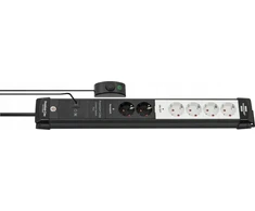 Listwa zasilająca Brennenstuhl Premium-Line Comfort Switch Plus 6 gniazd 3 m juoda (1951560103)