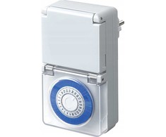 Brennenstuhl Brennenstuhl Dieninis laikmatis MMZ 44 IP44 baltas