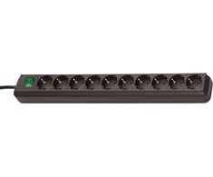Brennenstuhl Eco-Line prailgintuvas, 10 xCEE 7/4, 1xCEE 7/7, jungtukas, 3m, apsauga nuo vaikų , juodas 1159300010 / GT-511