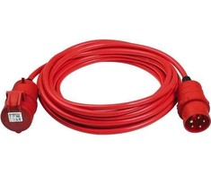 Brennenstuhl Ypač kietas IP44 pratęsimo kabelis 10m CEE 400V / 16A raudona - 1168580