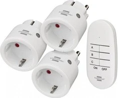 Brennenstuhl Comfort-Line nuotolinio valdymo lizdų rinkinys Mini 3+1