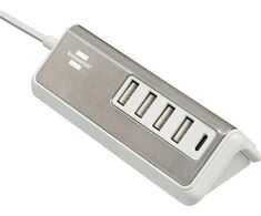 Brennenstuhl USB daugiafunkcis įkroviklis su 1,5 m 4xUSB TYP A + 1x TYP C