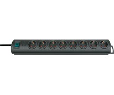 Brennenstuhl Primera-Line elektros juosta 8 lizdai 2 m juoda (1153300128)