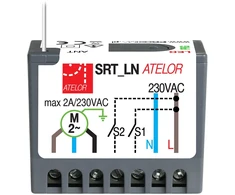 PROXIMA 1 rulonėlės valdiklis 230 V ATELOR-SRT_LN 433.92 MHz ATELOR