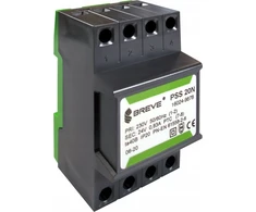 Breve 16012-9893 1 fazis modulinis transformatorius PSS 20N 20VA 230/12V /montuojamas ant bėgio/ 16012-9893