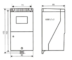 BREVE Elektroninis ventiliatoriaus reguliatorius Ares 7