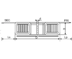 BREVE toroidinis transformatorius TTS 200/Z 230/24V 200VA (17124-9989)