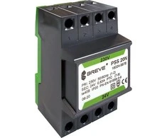 Breve 16024-9878 Modulinis transformatorius PSS 20N 230/24V 20VA 0,86A DIN bėgiui 16024-9878