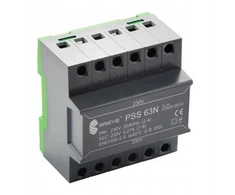 BREVE vienfazis modulinis izoliacinis transformatorius PSS 63N 230/230V, DIN bėgeliui, IP20, Ta 40, 17000-2014