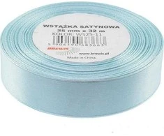 Brewis Satininė juostelė šviesiai mėlyna 25 mm x 32 m