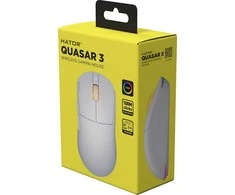 Pelė Hator Quasar 3 belaidės HTM731 balta