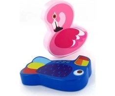 Other Brand Mediniai mišiniai barškučiai (Flamingo, Toucan), atsitiktinis modelių pasirinkimas