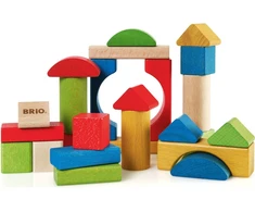 BRIO - spalvoti blokai - 25 vnt (30114)