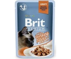 Brit Premium Delicate Fillets in Gravy su kalakutiene 85 g