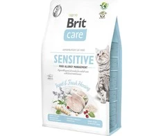 Brit Care Cat GF Insect&amp;Fresh Herring sausas maistas katėms 2kg