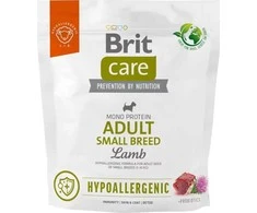 BRIT CARE šunims skirtas sausas maistas mažiems šunims su ėriena ir ryžiais, 1kg