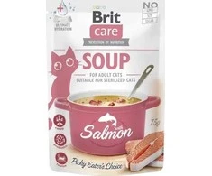 Brit Care Cat Soup lašiša sriuba katėms su lašiša, 75 g