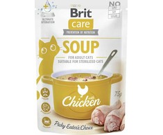 Brit Care Cat Soup vištiena katėms maiš. 75 g