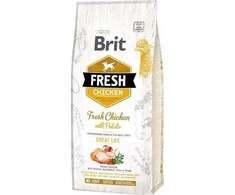 Brit Fresh Dog su vištiena ir bulvėmis Adult 2,5kg