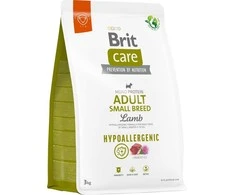 BRIT CARE Dog Adult Small Breed su ėriena ir ryžiais 3kg