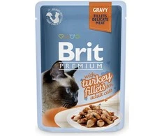 Brit Premium Delicate kalakutiena in Gravy konservai katėms, 85 g