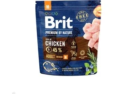 Brit Premium By Nature suaugusiojo M vidutinio 1kg