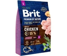 BRIT Premium by Nature vištiena Small Junior - sausas šunų maistas - 3kg