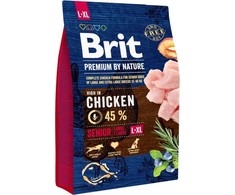 BRIT PREMIUM Dog By Nature Senior L/XL 3kg