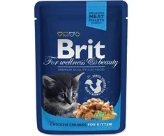 Brit Premium vištiena Chunks Kitten 100 g