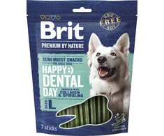 BRIT Premium Dog Snack Dental L - dog treat - 250g