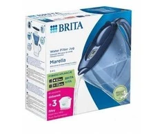 Filtravimo indas BRITA MARELLA 2.4 l, mėlynas + 3 Maxtra Pro filtrai