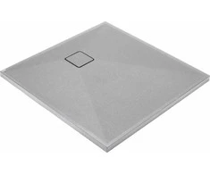 Granitinis dušo padėklas Deante Correo, Metallic pilkas, 80x80 cm