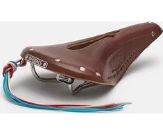 Brooks Balnelis BROOKS B17 NARROW CARVED, Ruda spalva, Plieniniai lankeliai, Svoris 510 g, linija Leather