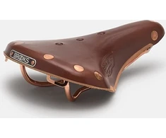 Brooks Balnelis BROOKS B17 SPECIAL SHORT, rudos spalvos, plieniniai lankai, svoris 480 g, linija Leather