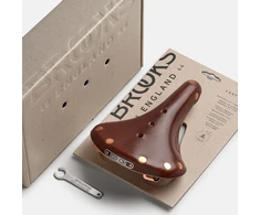 Brooks Balnelis BROOKS B17 SPECIAL SHORT, rudos spalvos, plieniniai lankai, svoris 480 g, linija Leather